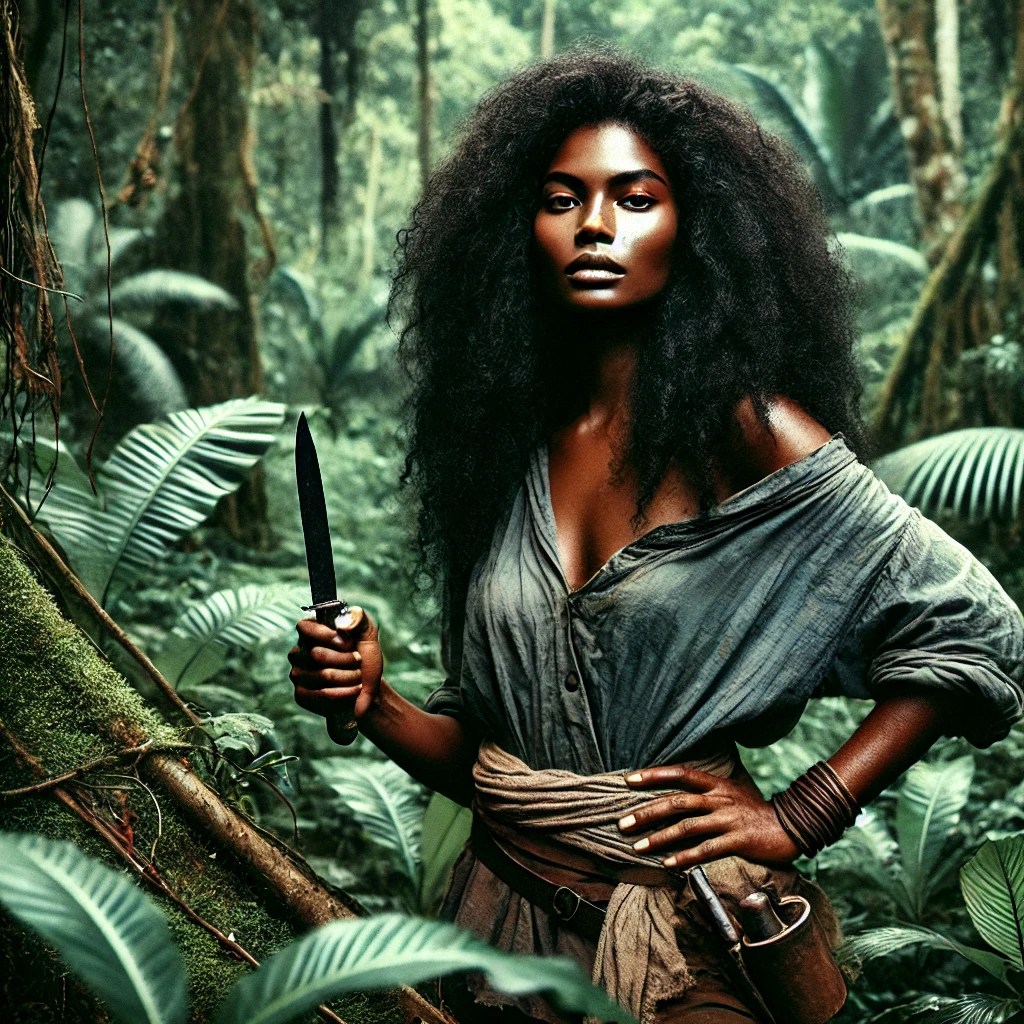 a-maroon-woman-an-african-descendant-who-escaped-enslavement-and-created-free-communities-in-remote-areas